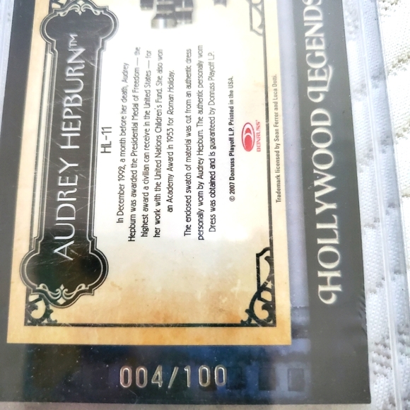 🎉 Host Pick🥳  Audrey Hepburn Silver Screen Card - Picture 3 of 7